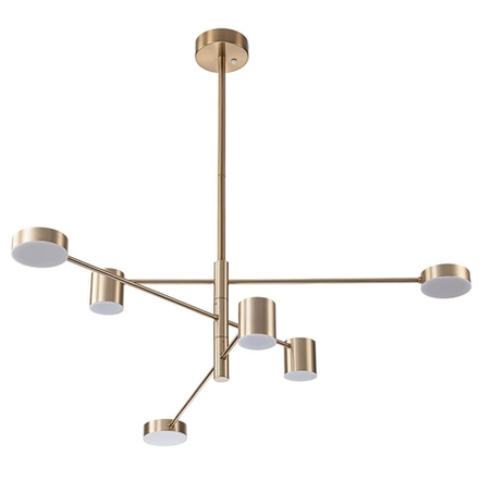 Люстра на штанге Arte Lamp STANLEY A2476PL-40PB, 1хLED