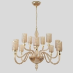 Люстра Crystal Lux SILVESTRO SP12 AMBER 2971/312