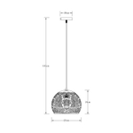 Подвесной светильник Arte Lamp CELESTA A7058SP-1WH, 1хE27