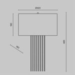 Настенный светильник (бра) Impressive E14х1, MOD151WL-01G. TM Maytoni