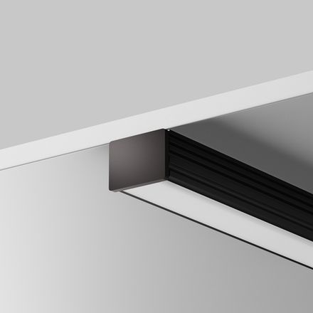 Комплект заглушек (для профиля 16×12) 10 шт., ALM-005-B-EC 642022. TM Maytoni