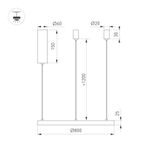 Светильник SP-CONGO-MULT-1-R800-42W Warm3000 (WH, 120 deg, 230V) (Arlight, IP20 Металл, 5 лет)