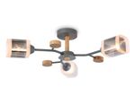 Светильник подвесной TR303323/5 WH/GD/CL/FR белый/золото/прозрачный/белый матовый E27*5 max 60W D620*200