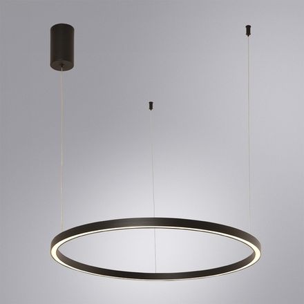 Подвесная люстра Arte Lamp SMOOTH A2223SP-1BK, 1хLED