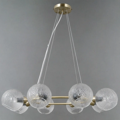 IL0728-8PSQ-24 AB ARIES светильник потолочный ILLUMICO, E14х8
