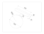 Светильник светодиодный трековый для шинопровода Magnetic GL3921 BK/FR черный/белый матовый LED 6W 4200К 48V 360° D123*H163