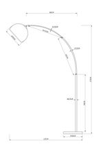 Торшер Arte Lamp PAOLO A5822PN-1SS, 1хE27