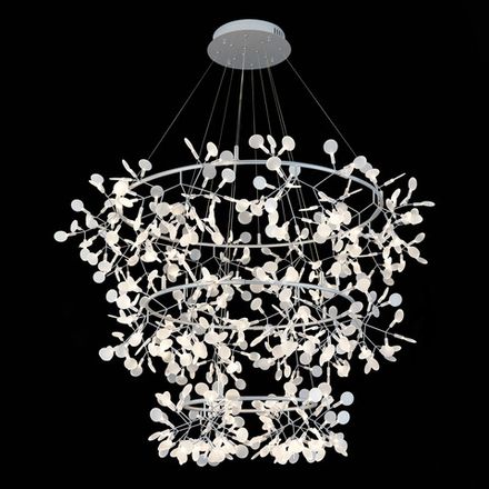 SL379.103.486 Люстра подвесная ST-Luce Серебристый/Белый LED 486*0,5W 3500K