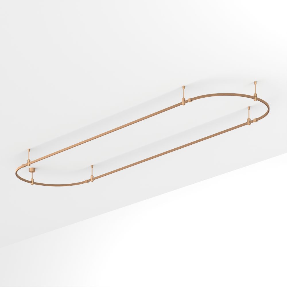 Основание ART-APRIORI-OVAL-ROD-200-4000x1000 (GD) (Arlight, IP20 Металл, 3 года)