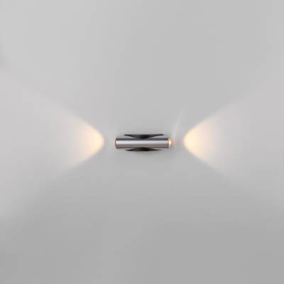 Настенный светодиодный светильник Steel LED 40109/LED чёрный/сталь