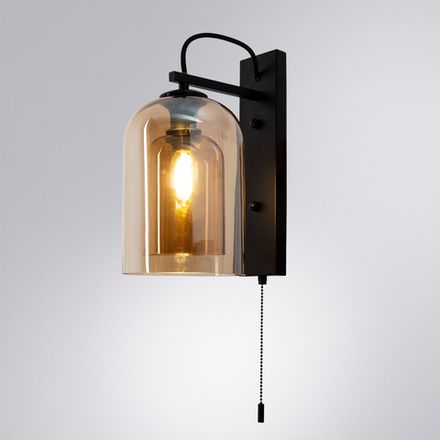 Бра Arte Lamp PAIO A7015AP-1BK, 1хE14
