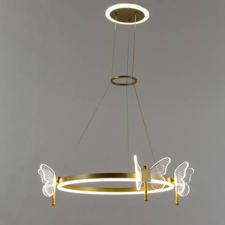 Подвесная люстра Arte Lamp DARCY A2187LM-1GO, 1хLED