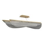 SL6509.223.01 Светильник подвесной ST-Luce Латунь/Прозрачный LED 1*60W 4000K