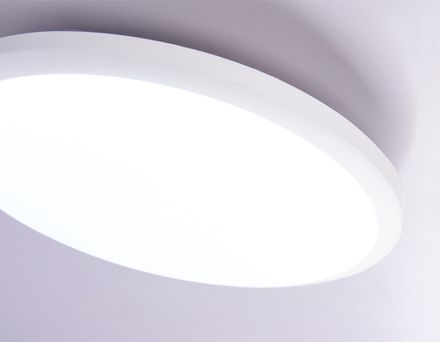 Потолочный светодиодный светильник FZ1230 WH белый IP44 22W 6400К D260*55 (Без ПДУ)