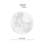 7726/CL PALE SN 115 Светильник пластик/мульти LED 30Вт 4000К D325 IP43 SUN