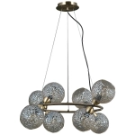 IL0452-8PASQ-79 AB светильник потолочный ILLUMICO, E14х8