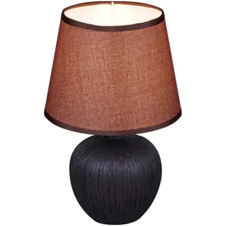 98570-0.7-01 dark brown светильник настольный Reluce, E14х1