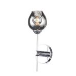 SL1500.101.01 Светильник настенный ST-Luce Хром/Дымчатый E14 1*40W