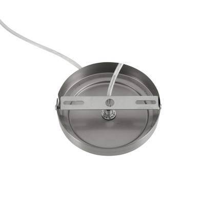 8274/1A CLASSI никель/белый/серый, металл/керамика/ткань Подвес Е14 1*40W 220V VERMONT