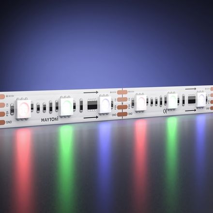 Светодиодная лента 12В 5050 14,4Вт/м RGB 5м IP 67 201244. TM Maytoni
