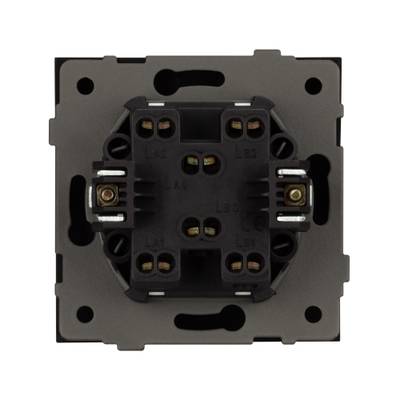 Механизм выключателя одноклавишный проходной SWT-TENDO-MKP1-SFPL-GR (230V, 10A) (Arlight, -)