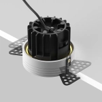 Встраиваемый светильник Раунд / Round 12 Вт 4000 К 60°, DL058-12W4K-TRS-BS. TM Maytoni