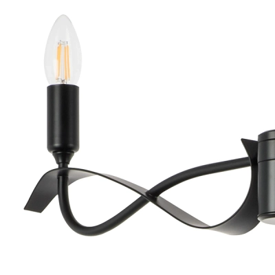 733287 Люстра RAGNO 8х40W E14 ЧЕРНЫЙ МАТОВЫЙ Lightstar