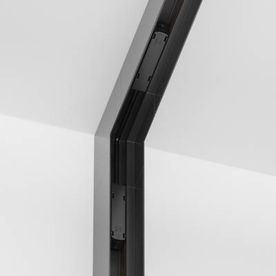 Угловой коннектор внутренний Gravity накладной черный, TRX010ICL-21B. TM Maytoni
