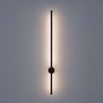 8308/14WL LEDIO черный, металл Настенный светильник с диммером LED 14W 3000K/4000/7000K 220V BRAM