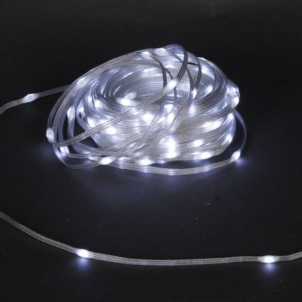 A-509 WT гирлянда светодиодная, 30м, 300LED "Капля", 220V, прозрачный шлейф, с контроллером