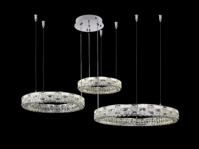 Люстра подвесная Festo Chrome FL1052-30P, LED