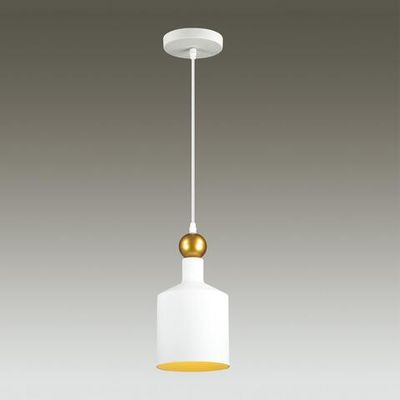 4087/1 PENDANT ODL19 495 белый/золотой Подвес Е27 1*40W 220V BOLLI