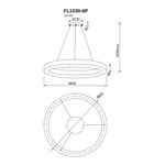 Подвесная люстра Modum FL1030-6P, LED