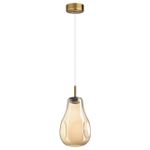 5098/4L PENDANT ODL25 423 античн.бронза/янтарный/металл/стекло Подвес LED 4W 4000K 388Лм NAVE