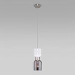 Подвесной светильник со стеклянным плафоном 50118/1 никель