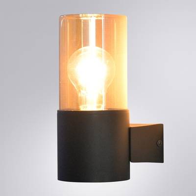 Уличный настенный светильник Arte lamp SEGINUS A6515AL-1BK, 1хE27