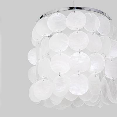 Подвесной светильник с перламутром 60185/1 хром/перлаиутр, E27х1