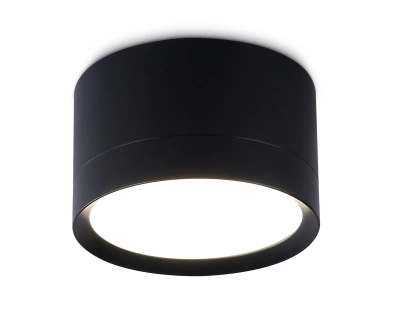 Накладной точечный светильник GX53 TN52357 BK черный GX53 max 12W D82*50