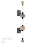 5427/34WL L-VISION ODL_EX24 21 черный хром/белый/дымчатый/коньячный/металл/стекло/акрил Бра LED 34W 3000K KLIFF