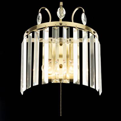 Citilux Инга CL335323 Бра хрустальное с выключателем Бронза