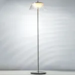 794710 Торшер NAPOLI LED 12W 700LM КОФЕЙНЫЙ/ПРОЗРАЧНЫЙ 3000K Lightstar