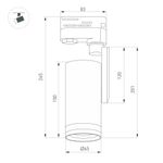 Светильник LGD-URANUS-4TR-R65-10W Warm3500-MIX (WH, 20-50 deg, side holder, 230V) (Arlight, IP20 Металл, 5 лет)