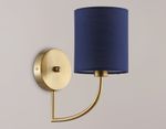 Светильник настенный LH71275 BS/DB латунь/темно синий E14 max 40W 225*120*250
