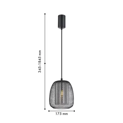 Подвес Galler 4349-1P, 1*E27*40W. ТМ F-Promo