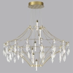 7000/51CL CLASSIC ODL_EX25 069 Потолочный светильник металл/хрусталь/нерж сталь IP20 LED 51W 4000K 220-240V FLAMENCO