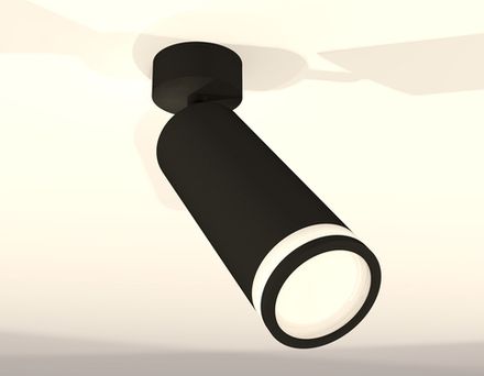 Комплект поворотного светильника XM6343012 SBK/FR черный песок/белый матовый MR16 GU5.3 (A2210, C6343, N6221)