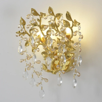 Бра Crystal Lux EDEN AP2 GOLD 3870/402