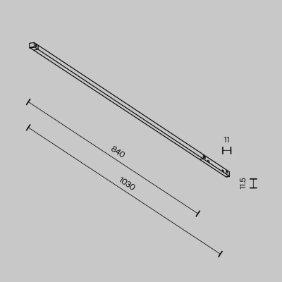 Трековый светильник Базис / Basis Exility X 2700-6000K 18Вт 120° Dim Smart Zigbee, TR240-4-18WTW-DSZ-B. TM Maytoni
