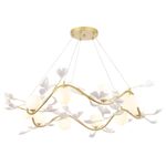 Люстра Crystal Lux COLIBRI SP10 GOLD 0141/310