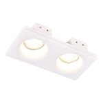 ST254.328.02 Св-к встр. из гипса Белый GU10 2*50W IP20 L200xW100xH45 180-240V Без ламп